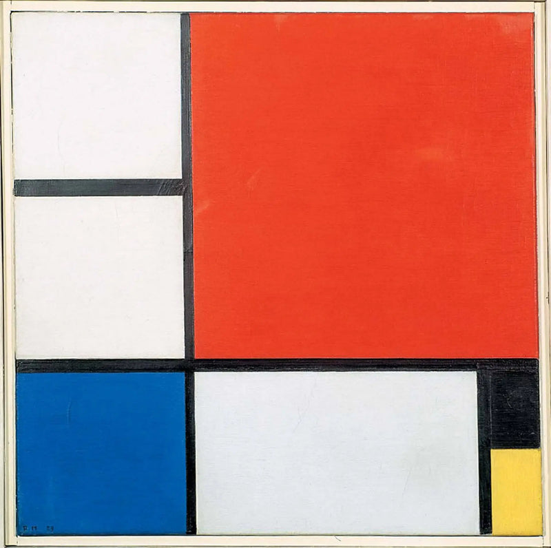 Kompozice II - Piet Mondrian