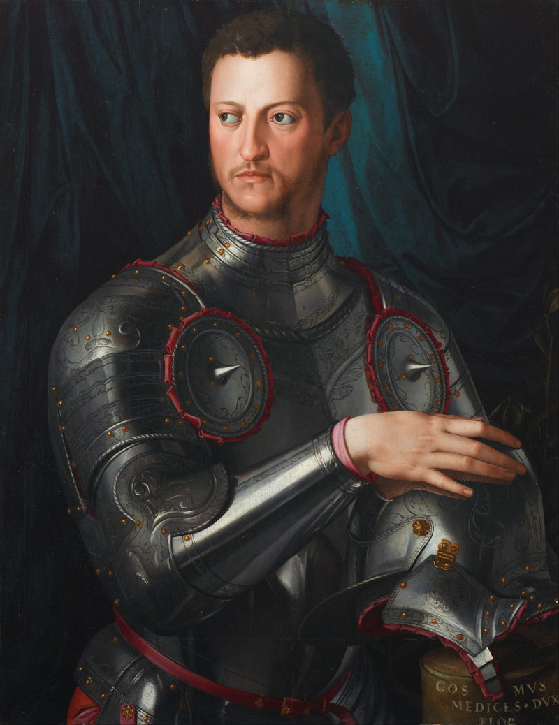 Cosme I. Toskánský v brnění - Bronzino