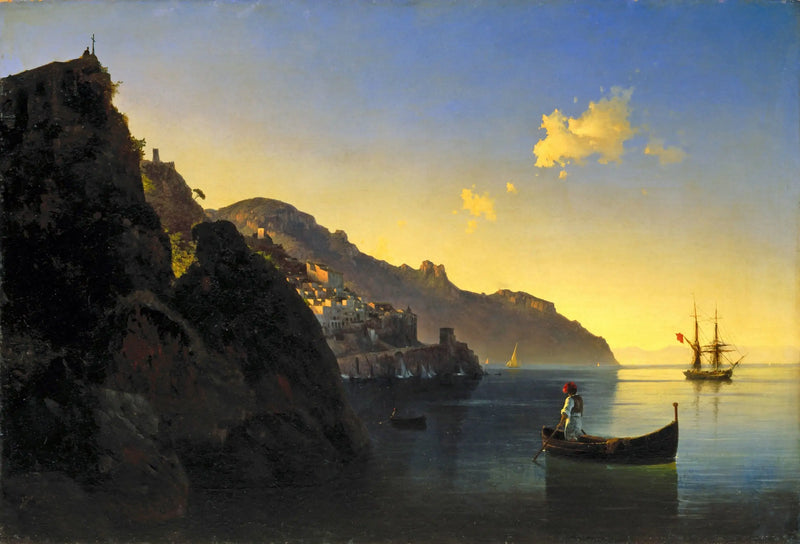 Amalfitánská pobřeží - Ivan Aïvazovski