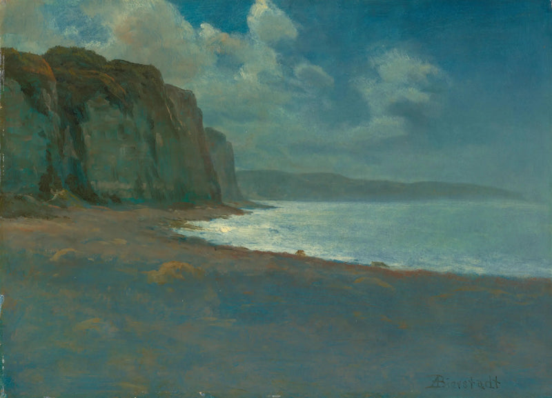 Kostel v San Mateo County - Albert Bierstadt