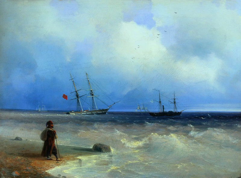 Pobřeží. - Ivan Aivazovskij