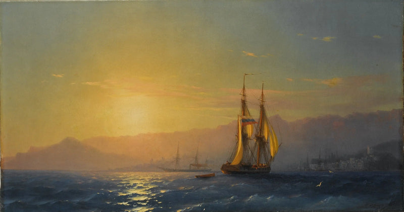 Západ slunce na moři - Ivan Aïvazovski