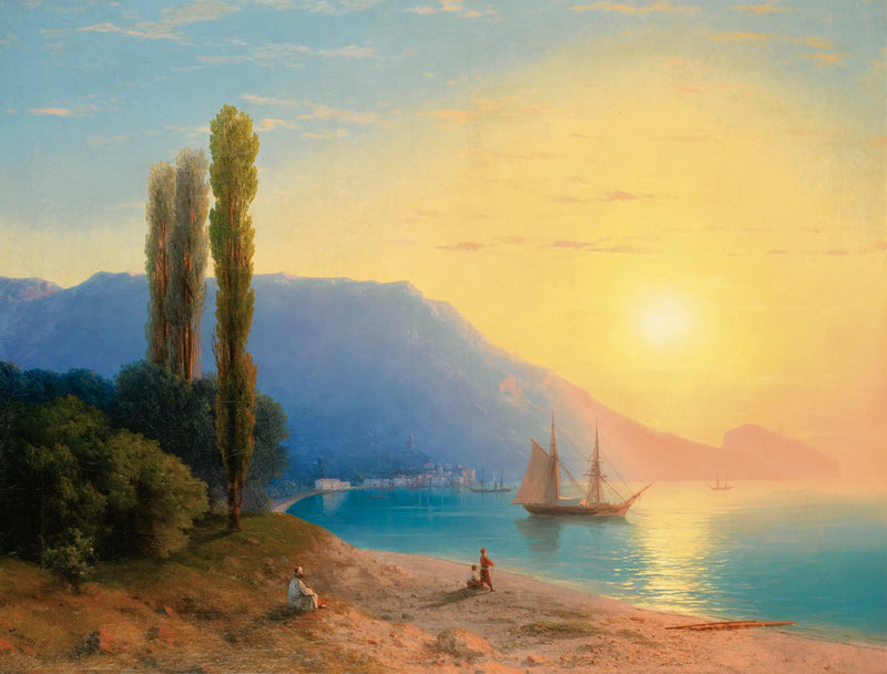 Západ slunce nad Jaltou - Ivan Aivazovskij