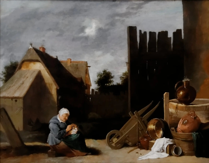 Dvůr na farmě - David Teniers mladší