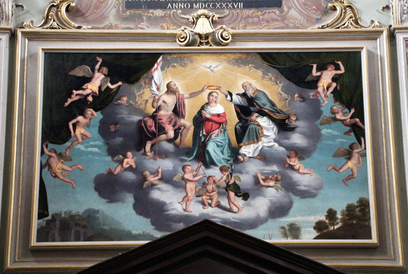 Korunovace Panny Marie - Giovanni Battista Moroni