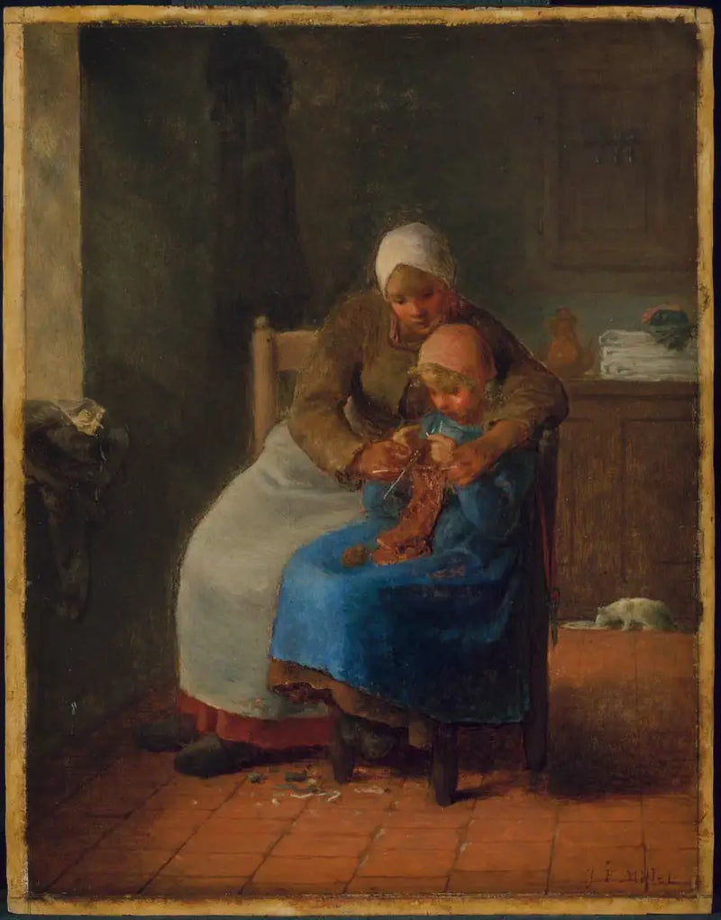 Kurz pletení - Jean-François Millet