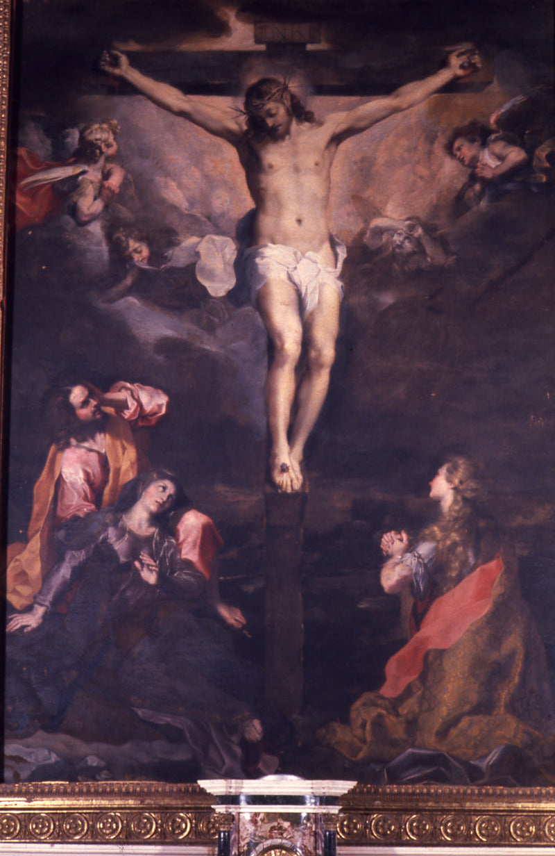 Kříž s Pannou Marií, svatým Janem a Magdalénou - Federico Barroci