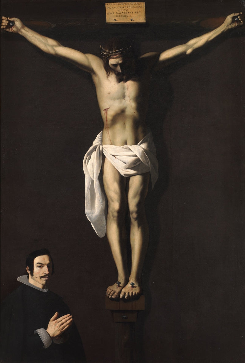 Ukřižování s donátorem - Francisco de Zurbarán