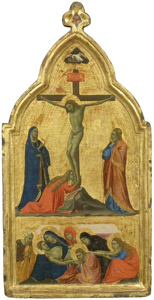 Ukřižování a Lamentace - Taddeo Gaddi