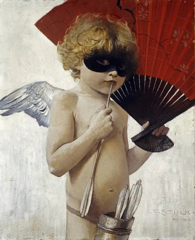 Cupidon na Maškarním Bále - Franz Von Stuck