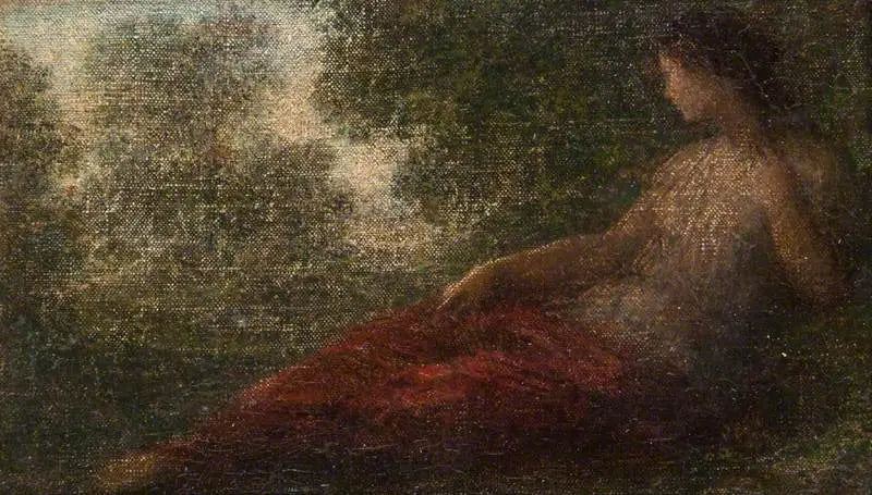 Dáma odpočívající - Henri Fantin-Latour