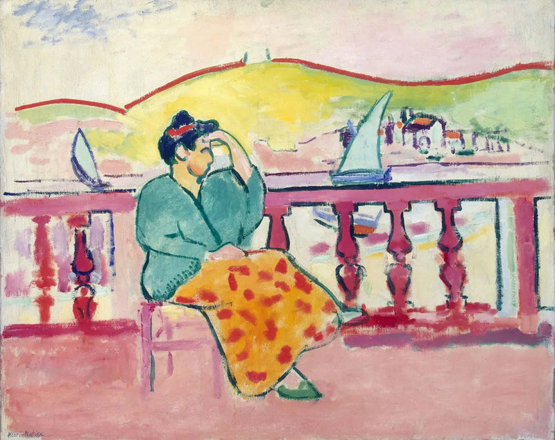 Žena na terase - Henri Matisse