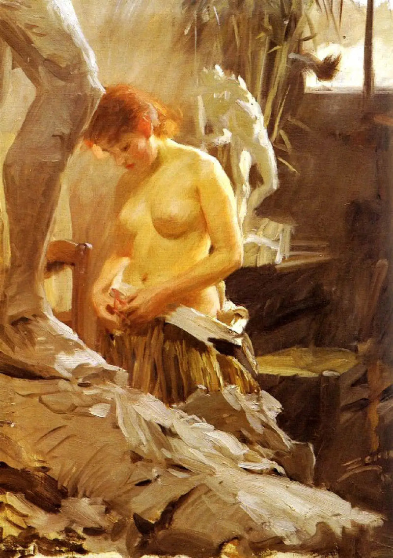 V dílně Wikströms - Anders Zorn