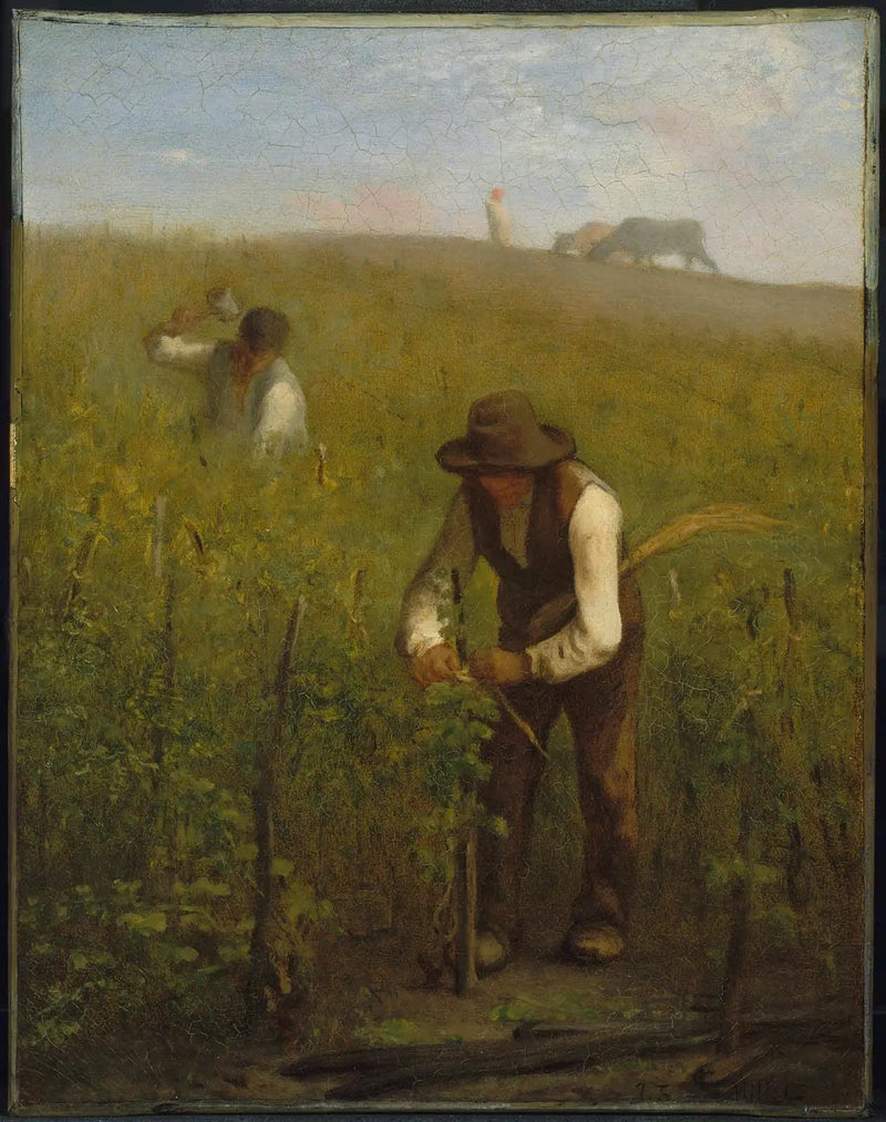 V vinici - Jean-François Millet