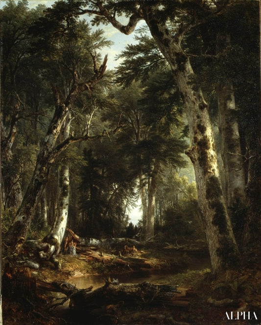 Dans les bois, 1855 - Asher Brown Durand - Reproductions de tableaux et peintures haut de gamme