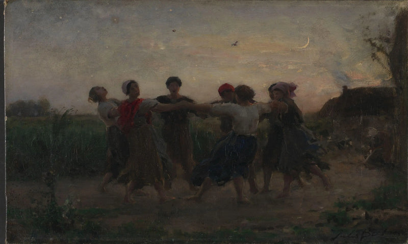 Tance svatého Jana v Courrières - Jules Breton