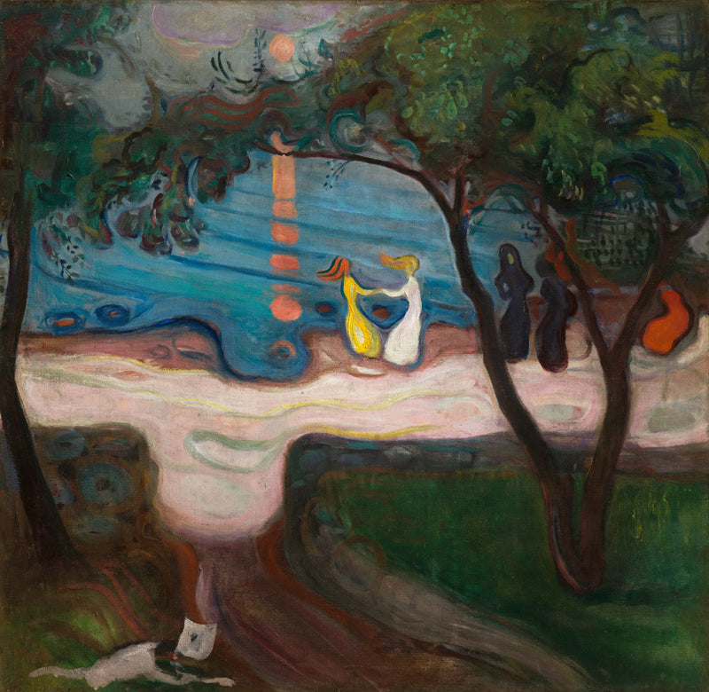 Tanec na pláži - Edvard Munch