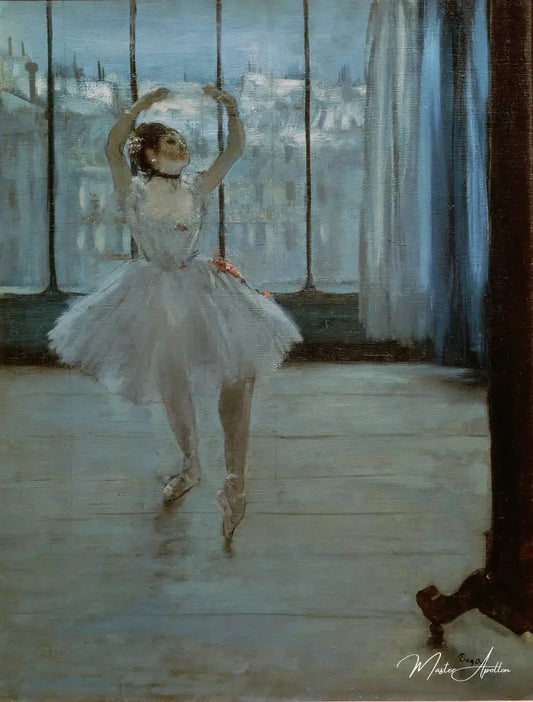 Danseuse devant une fenêtre - Edgar Degas - Reproductions de tableaux et peintures haut de gamme