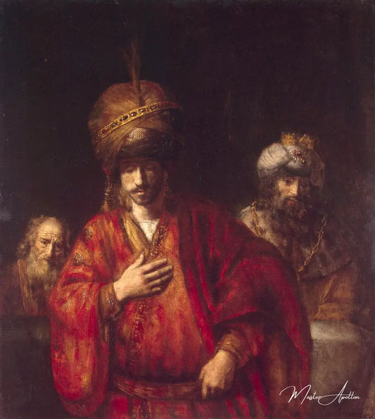 David et Urie - Rembrandt van Rijn - Reproductions de tableaux et peintures haut de gamme