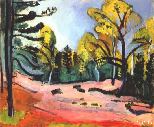 Défrichement dans les bois de Fontainebleau - Matisse - Reproductions de tableaux et peintures haut de gamme