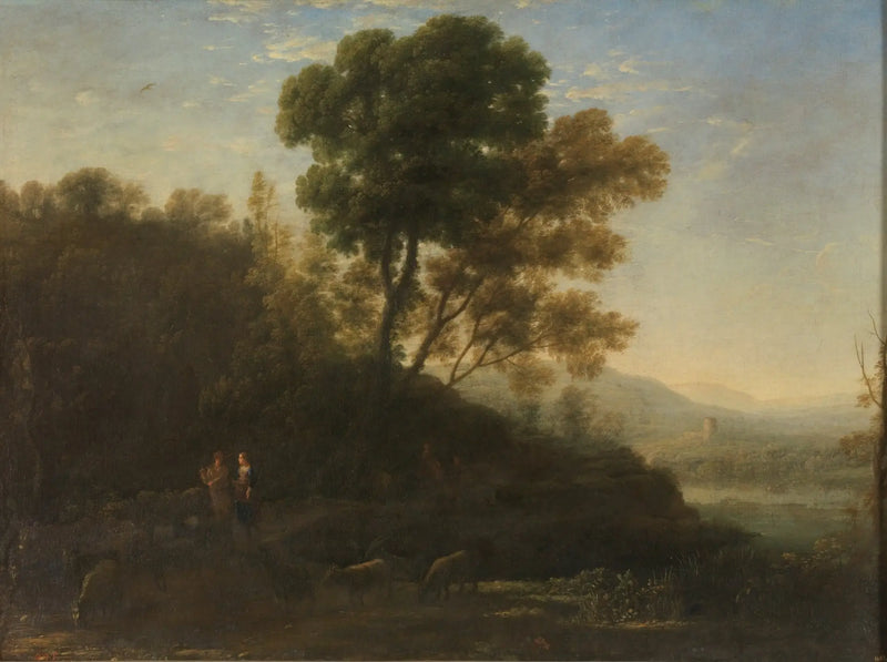 Odjezd s stádem - Claude Lorrain