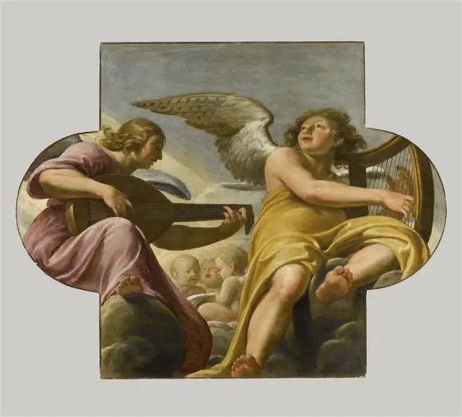Deux Anges hudebníci - Philippe de Champaigne