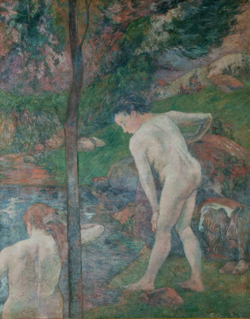Dvě koupající se - Paul Gauguin