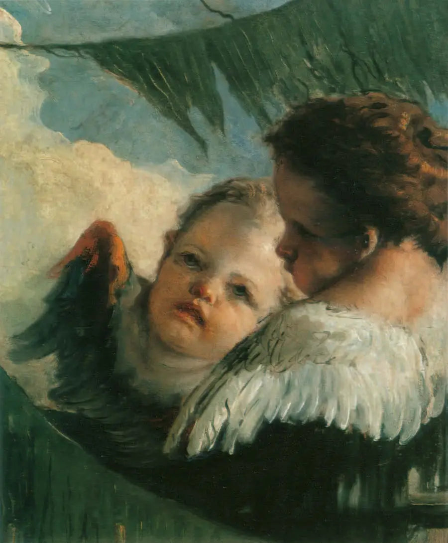 Deux têtes d’anges - Giovanni Battista Tiepolo - Alpha Reproduction