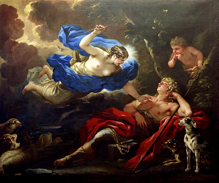 Diane a Endymion (Castelvecchio) - Luca Giordano