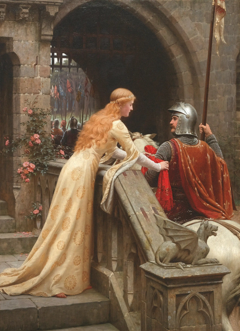 Bůh tě chrání - Edmund Blair Leighton