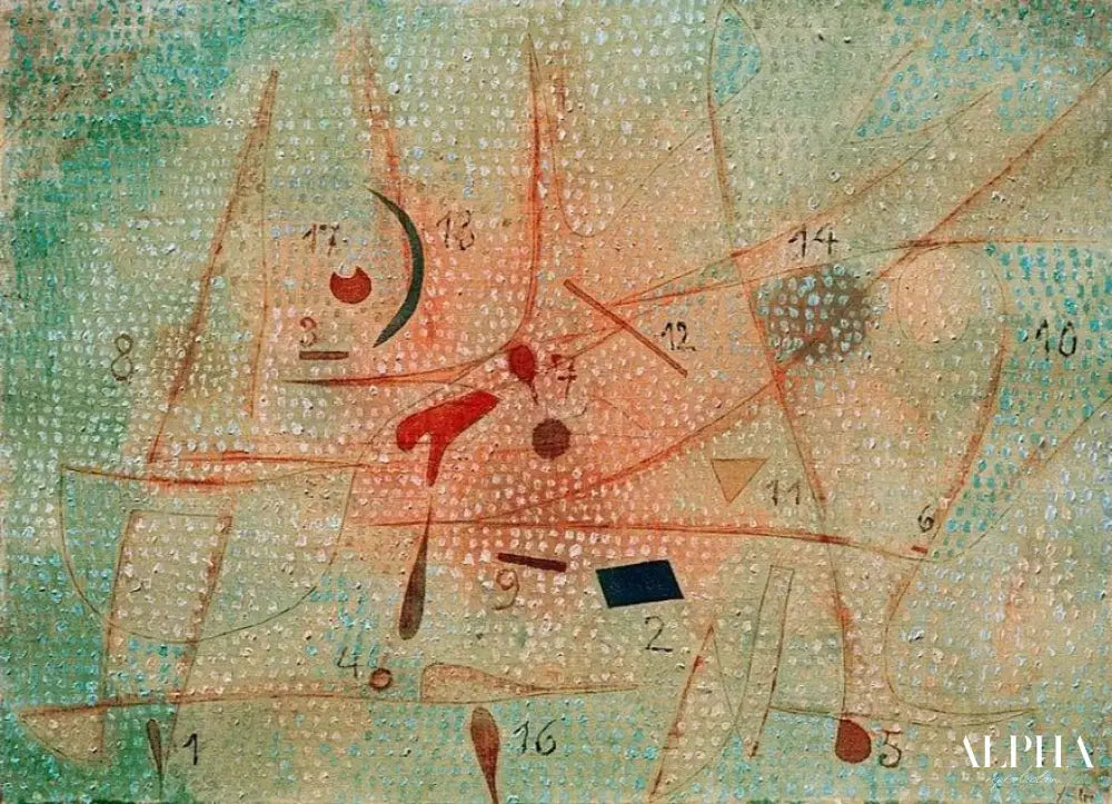 dix-sept épices - Paul Klee - Reproductions de tableaux et peintures haut de gamme