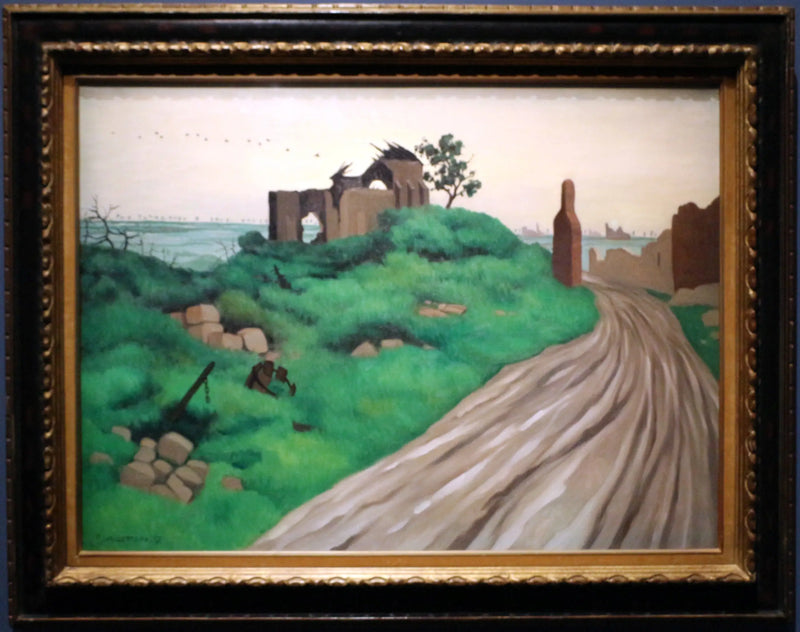 Ruiny kostela Hurlus - Félicien Vallotton