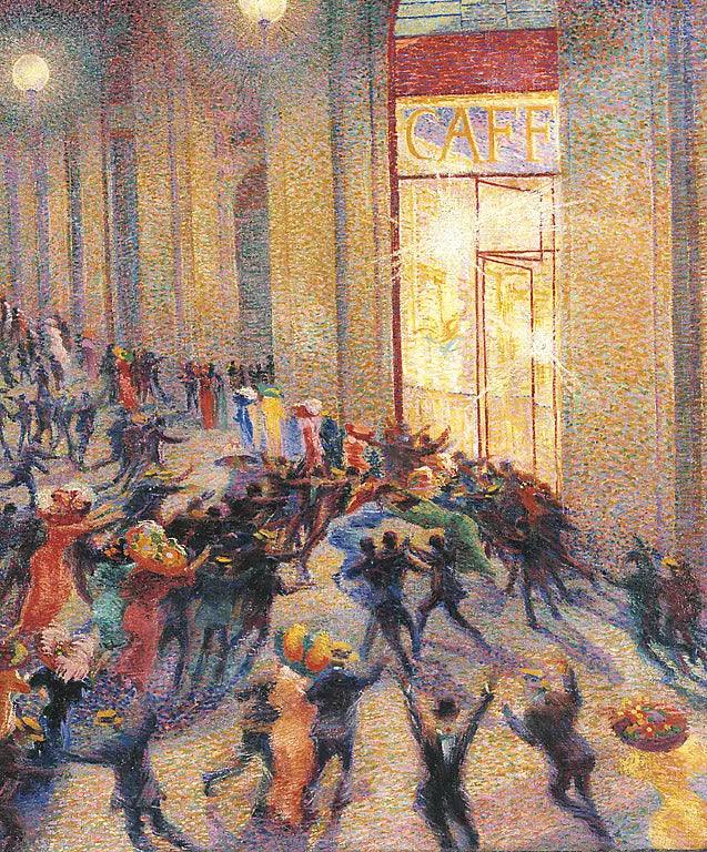 Povstání v galerii - Umberto Boccioni