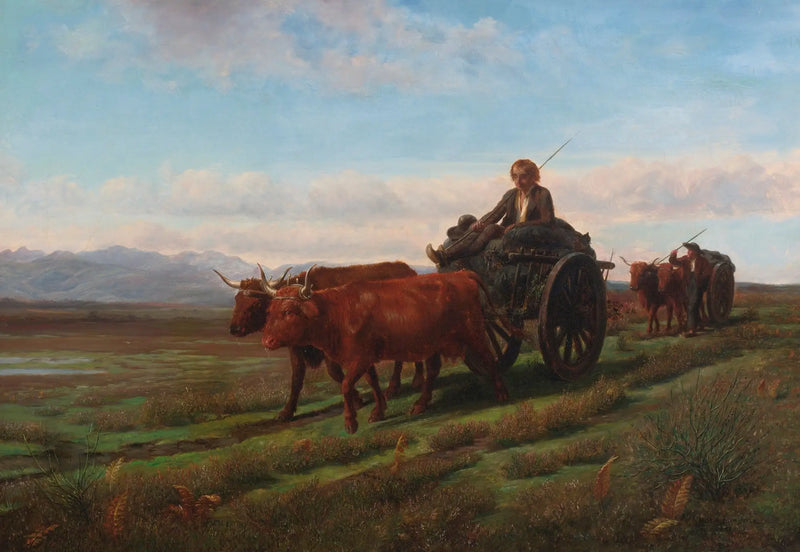 En allant au marché - Rosa Bonheur