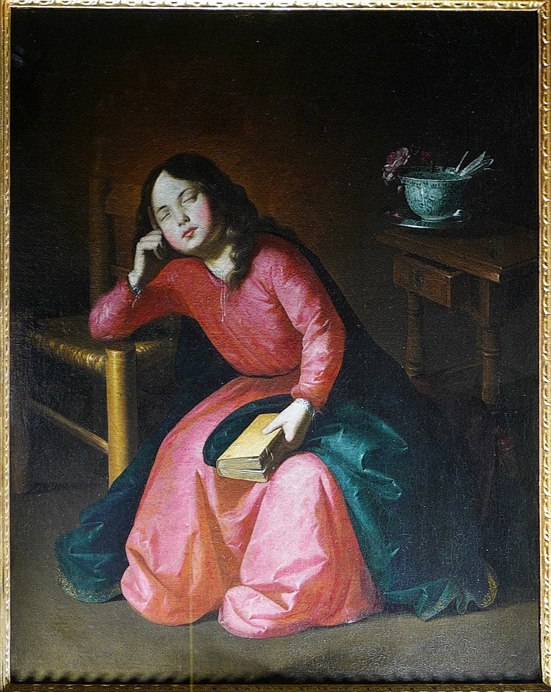 Spící Panna dítě - Francisco de Zurbarán