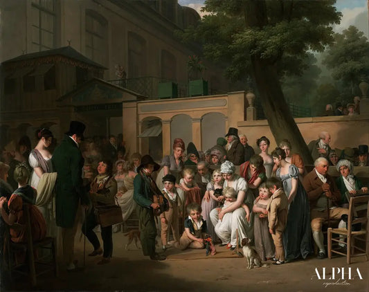 Entrée du Jardin Turc - Louis Boilly - Reproductions de tableaux et peintures haut de gamme