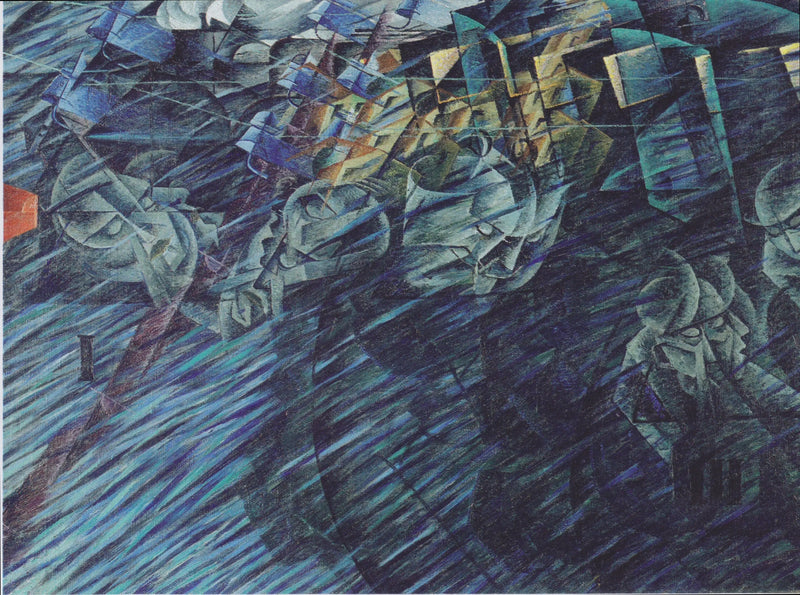 Stavy duše II: Ti, kteří odcházejí - Umberto Boccioni