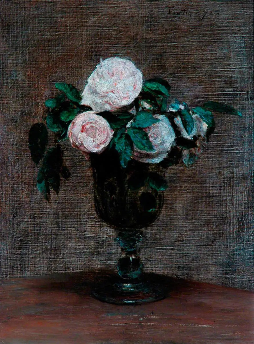 Étude de roses - Henri Fantin-Latour - Alpha Reproduction