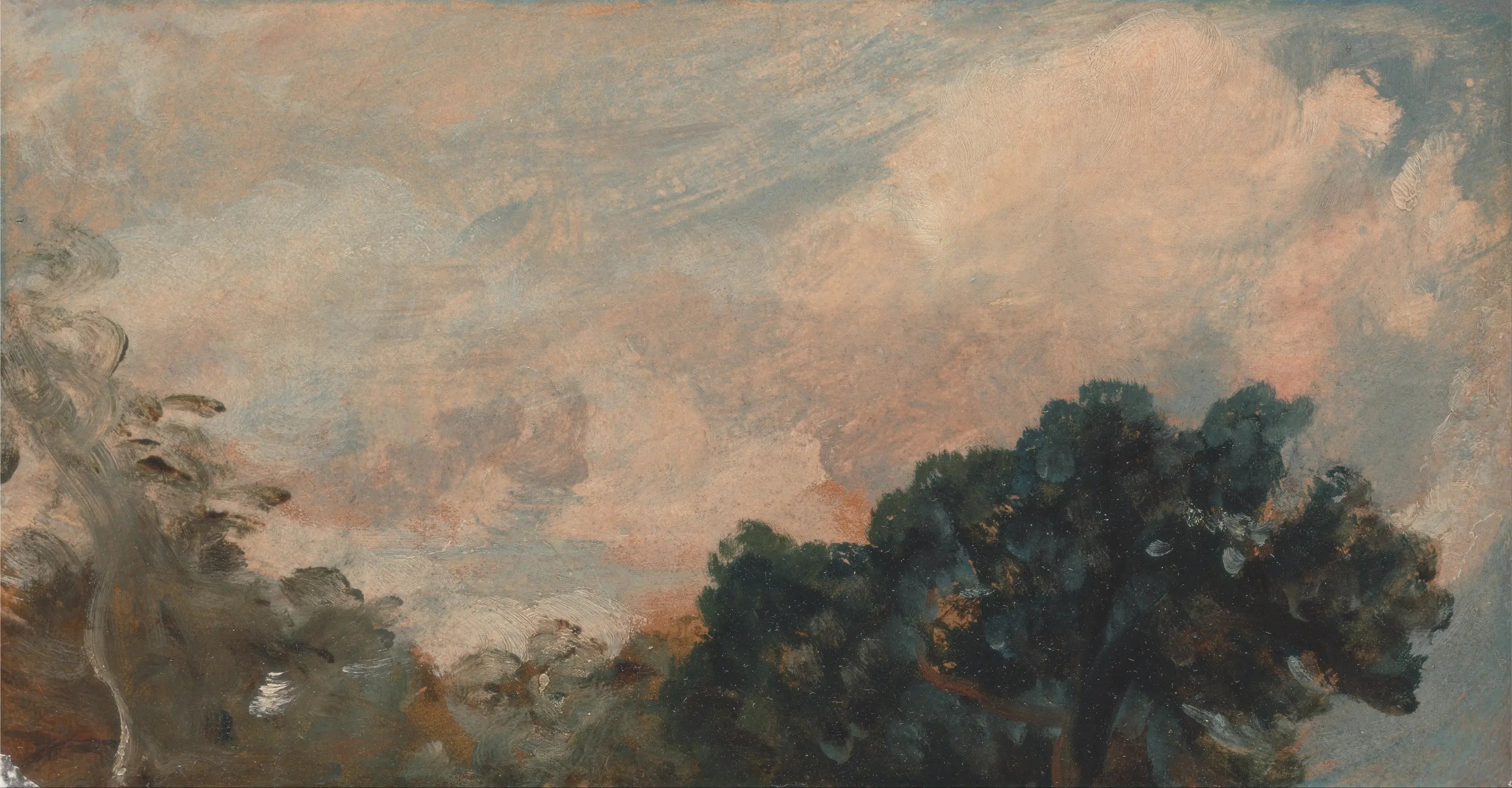 Étude des nuages avec un arbre - John Constable - Alpha Reproduction