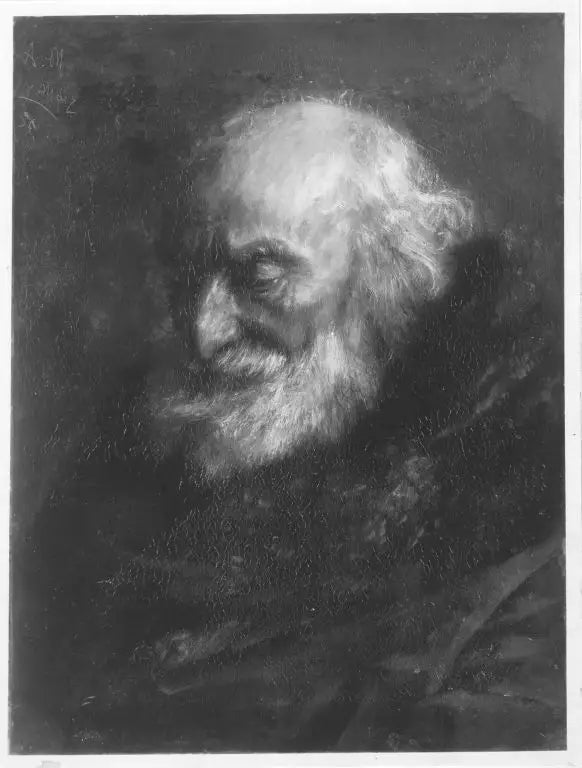 Étude d’une tête de vieux juif - Adolph von Menzel - Alpha Reproduction