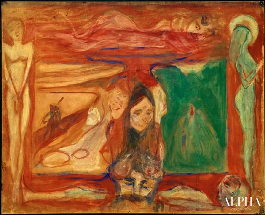 Étude symbolique - Edvard Munch - Reproductions de tableaux et peintures haut de gamme