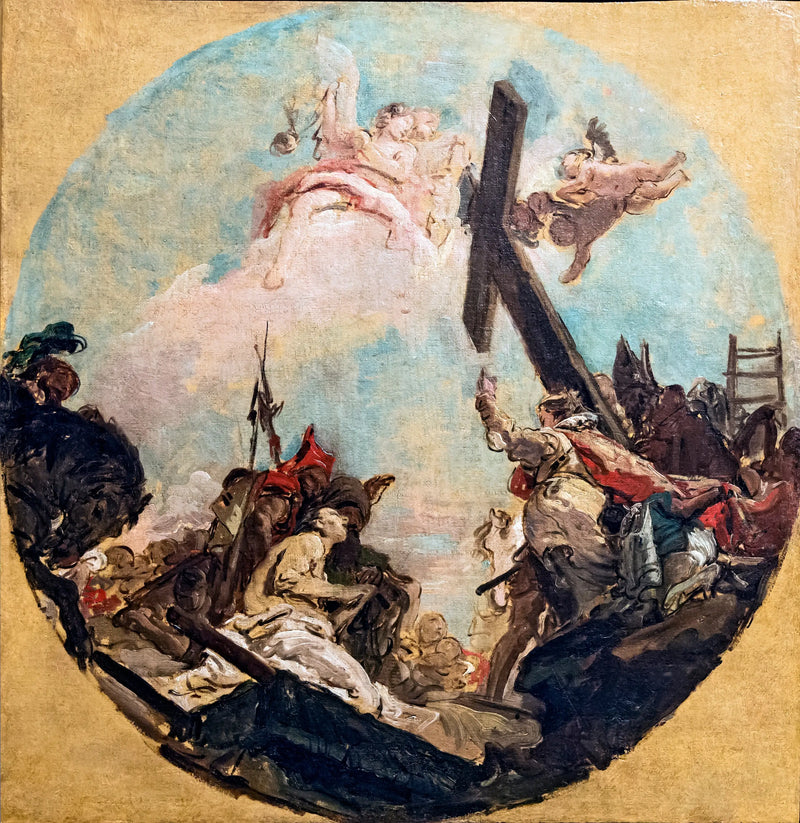 Vyznání kříže a svaté Heleně - Giovanni Battista Tiepolo