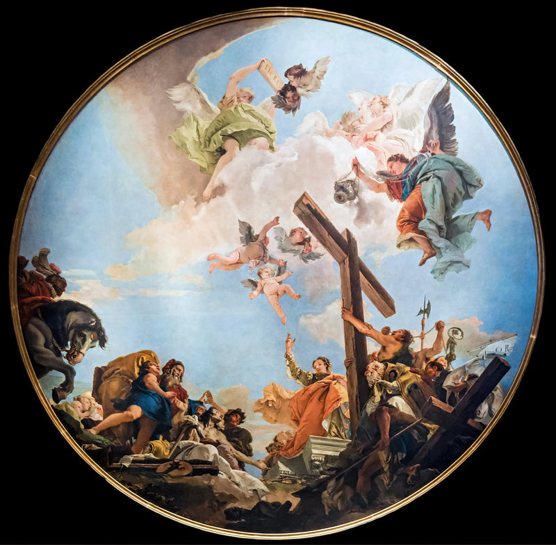 Vyvyšování kříže (Tiepolo) - Giovanni Battista Tiepolo
