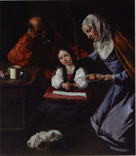 Rodina Panny Marie - Francisco de Zurbarán