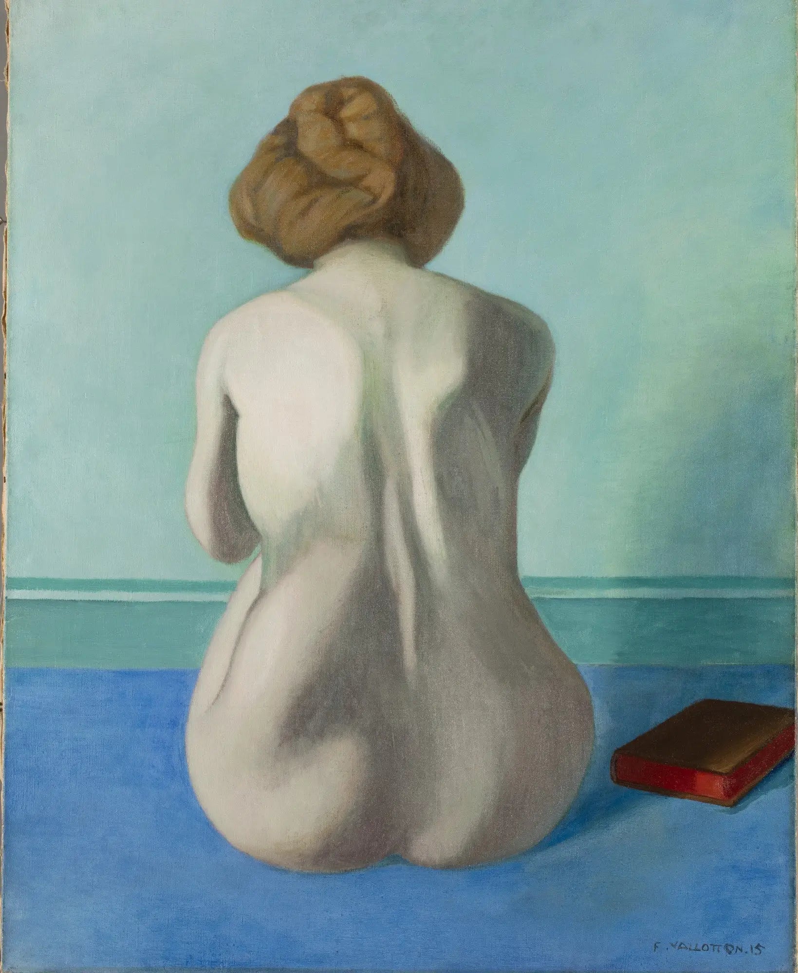 Femme assise sur le dos - Félix Vallotton - Alpha Reproduction