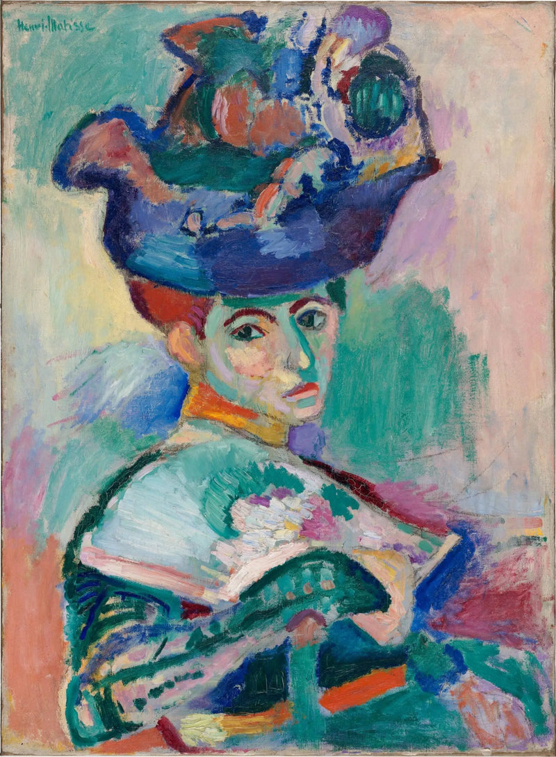 Žena s kloboukem - Henri Matisse