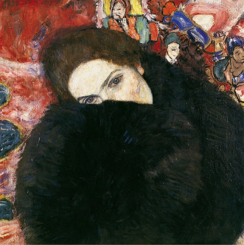 Žena s rukávem - Gustav Klimt