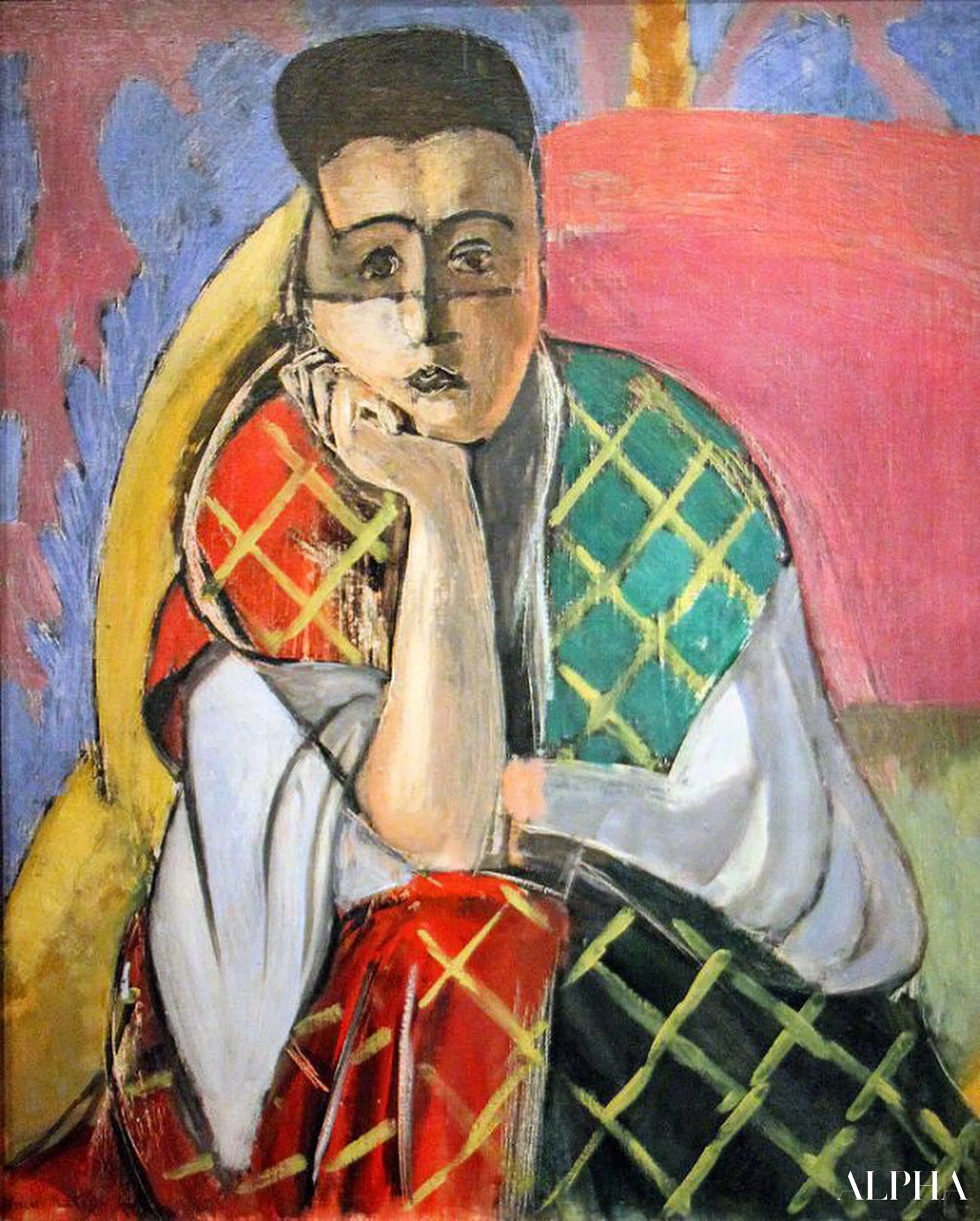 Femme au voile - Matisse - Reproductions de tableaux et peintures haut de gamme