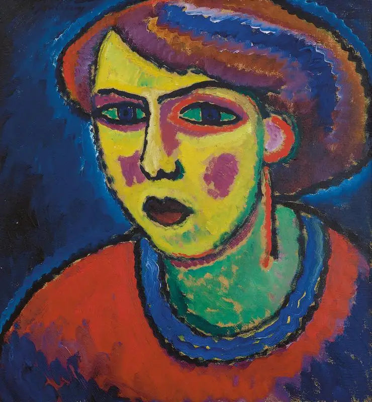 Blondá žena - Alexej von Jawlensky