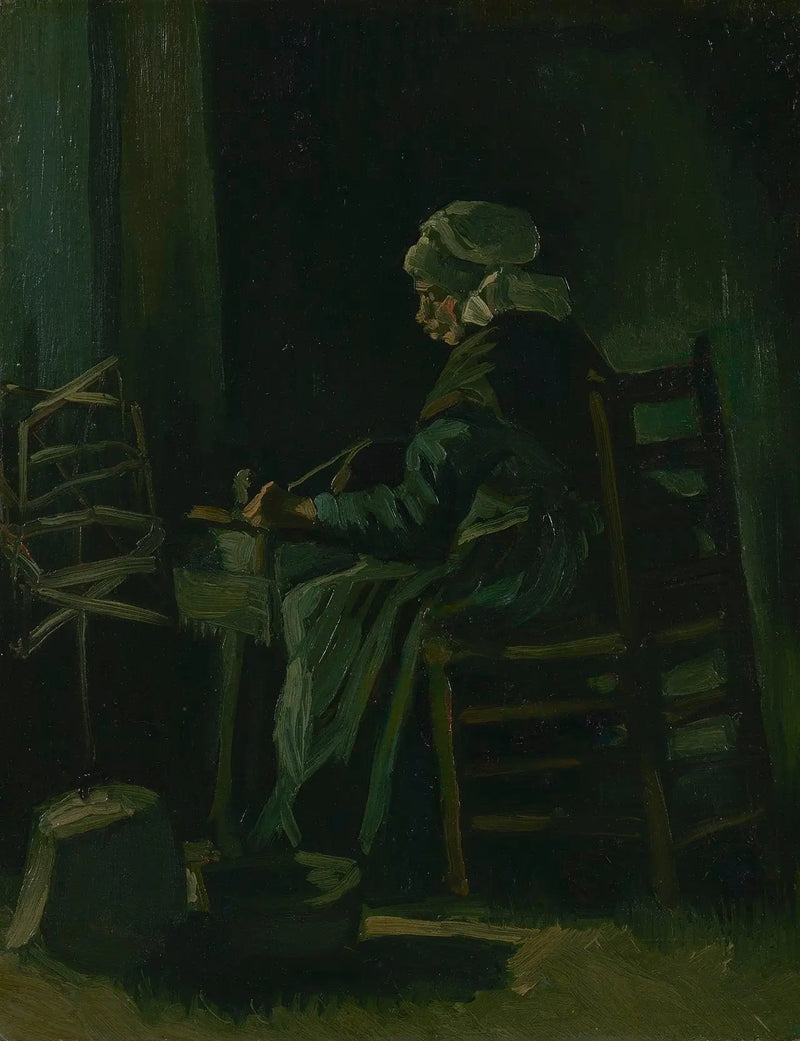 Žena navíjející nit - Vincent van Gogh